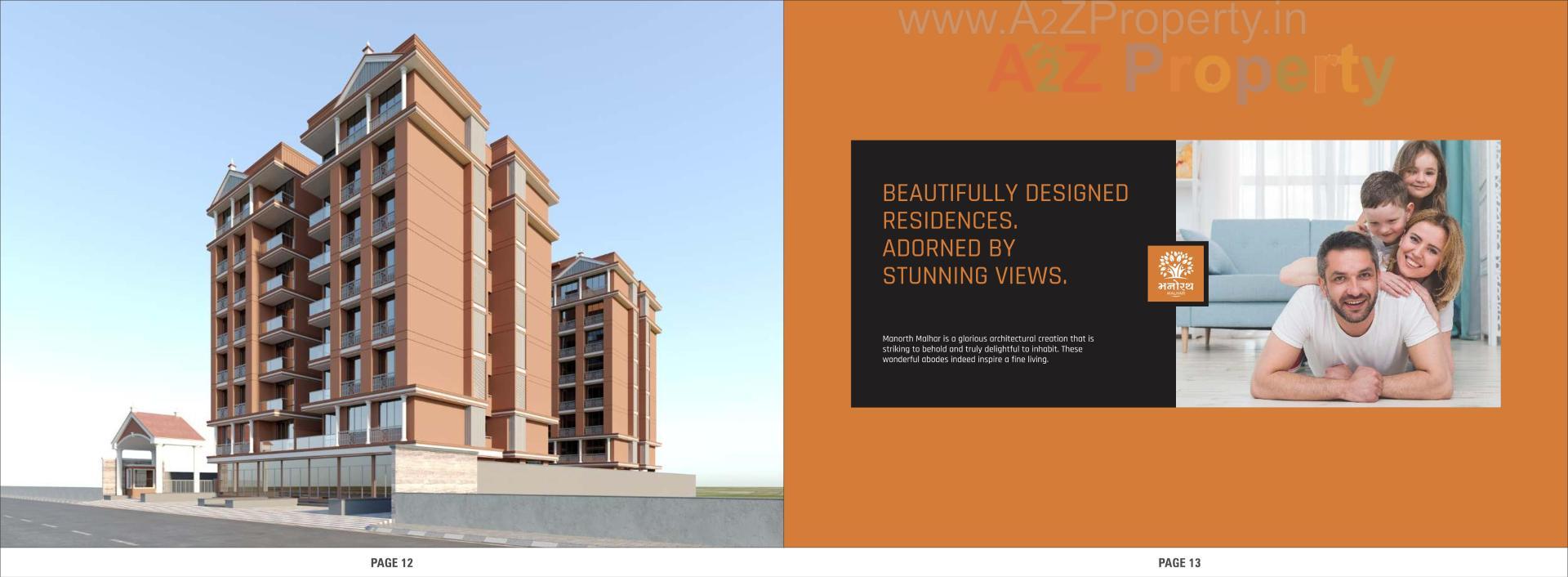  of real estate project Manorath Malhar located at Uvarsad, Gandhinagar, Gujarat