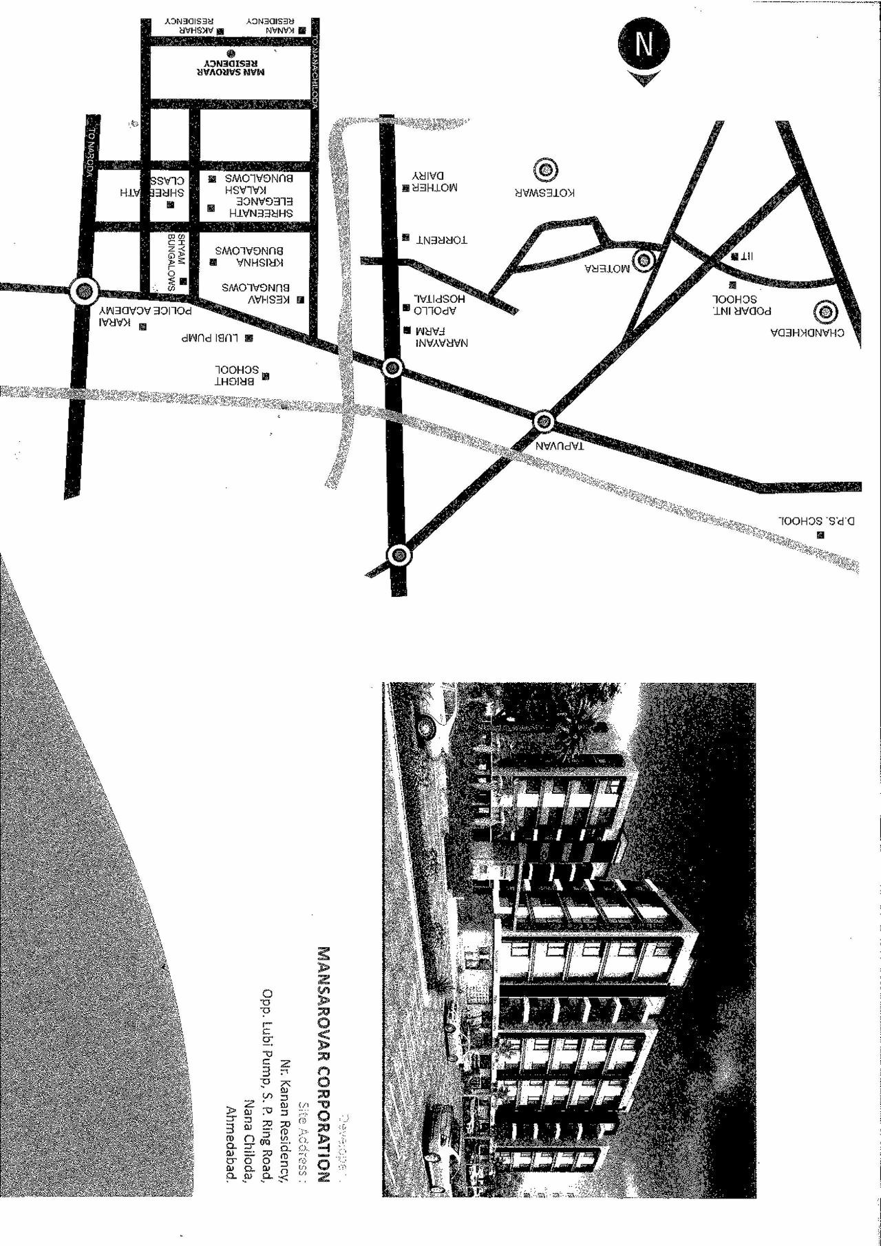  of real estate project Mansarovar Residency located at Chiloda, Gandhinagar, Gujarat