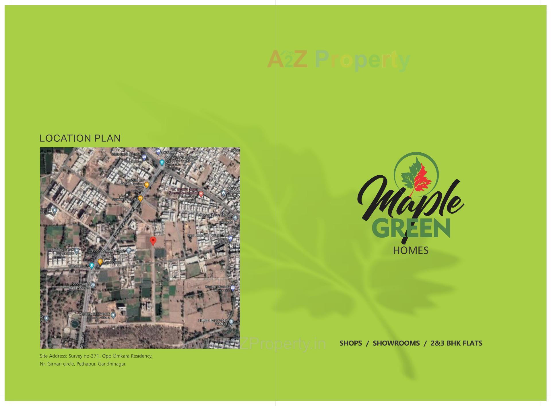  of real estate project Maple Green Homes located at Pethapur, Gandhinagar, Gujarat