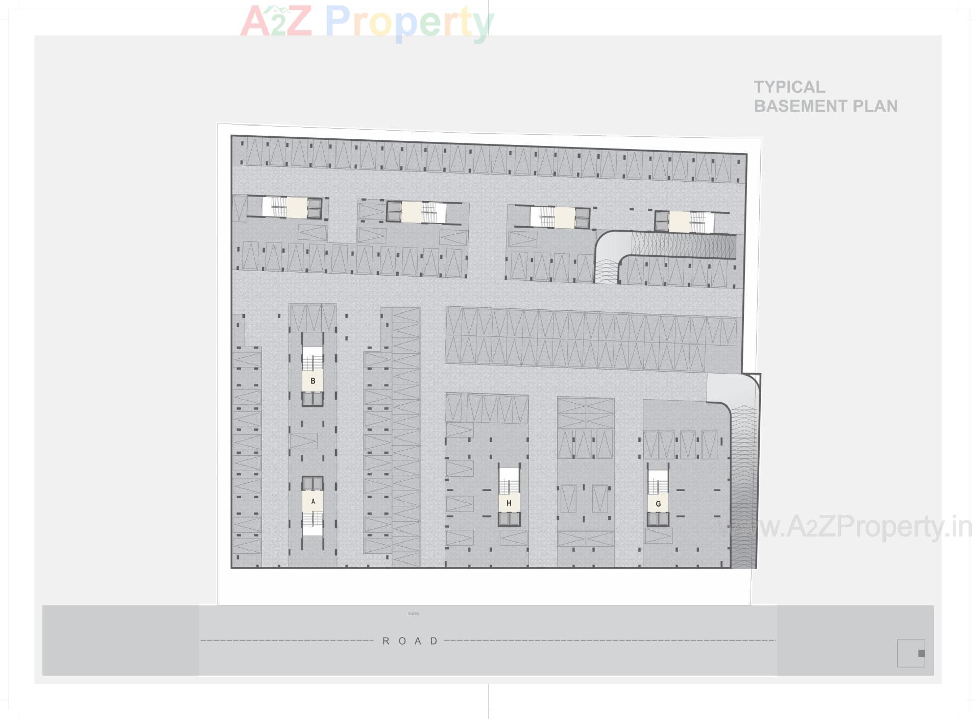 Layout of real estate project Maple Green Homes located at Pethapur, Gandhinagar, Gujarat