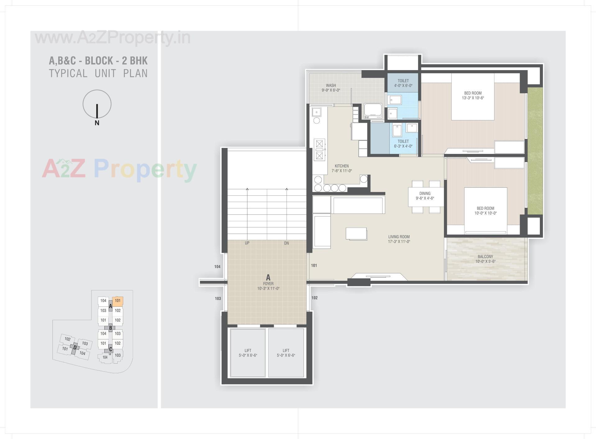 Layout of real estate project Maple Green Residency located at Pethapur, Gandhinagar, Gujarat