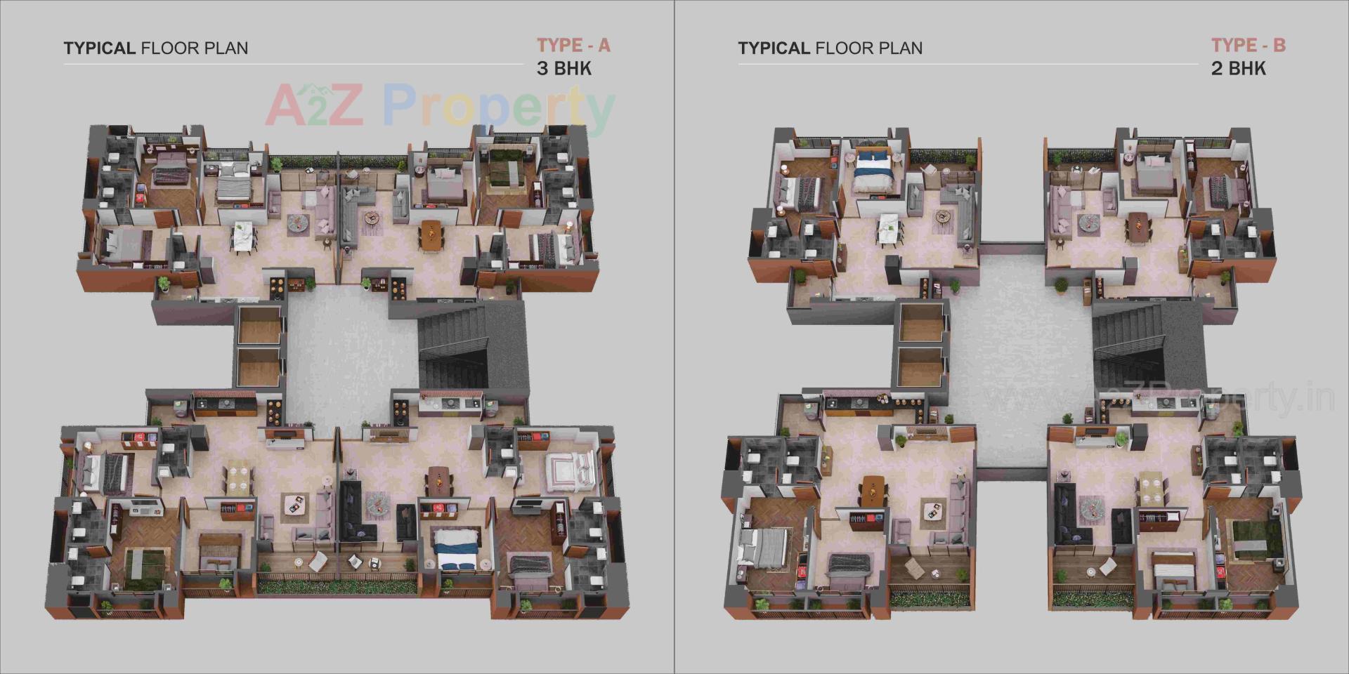 Layout of real estate project Maple Heights located at Chiloda, Gandhinagar, Gujarat