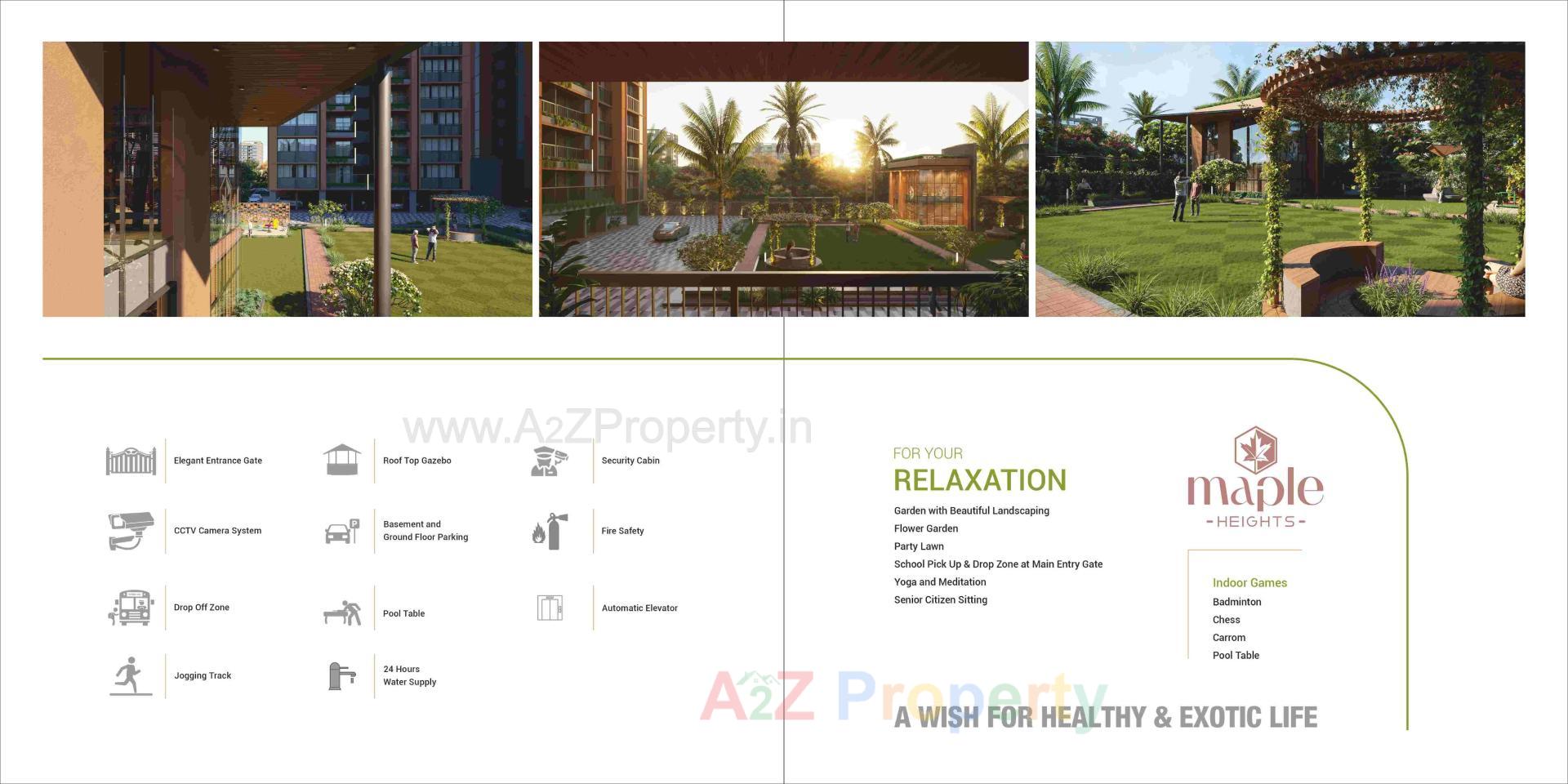  of real estate project Maple Heights located at Chiloda, Gandhinagar, Gujarat