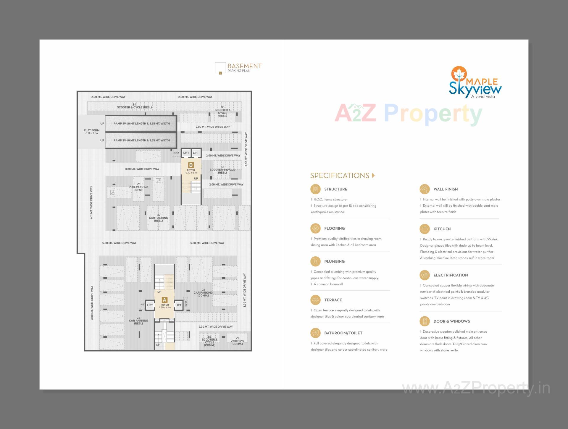  of real estate project Maple Skyview located at Chiloda-naroda, Gandhinagar, Gujarat