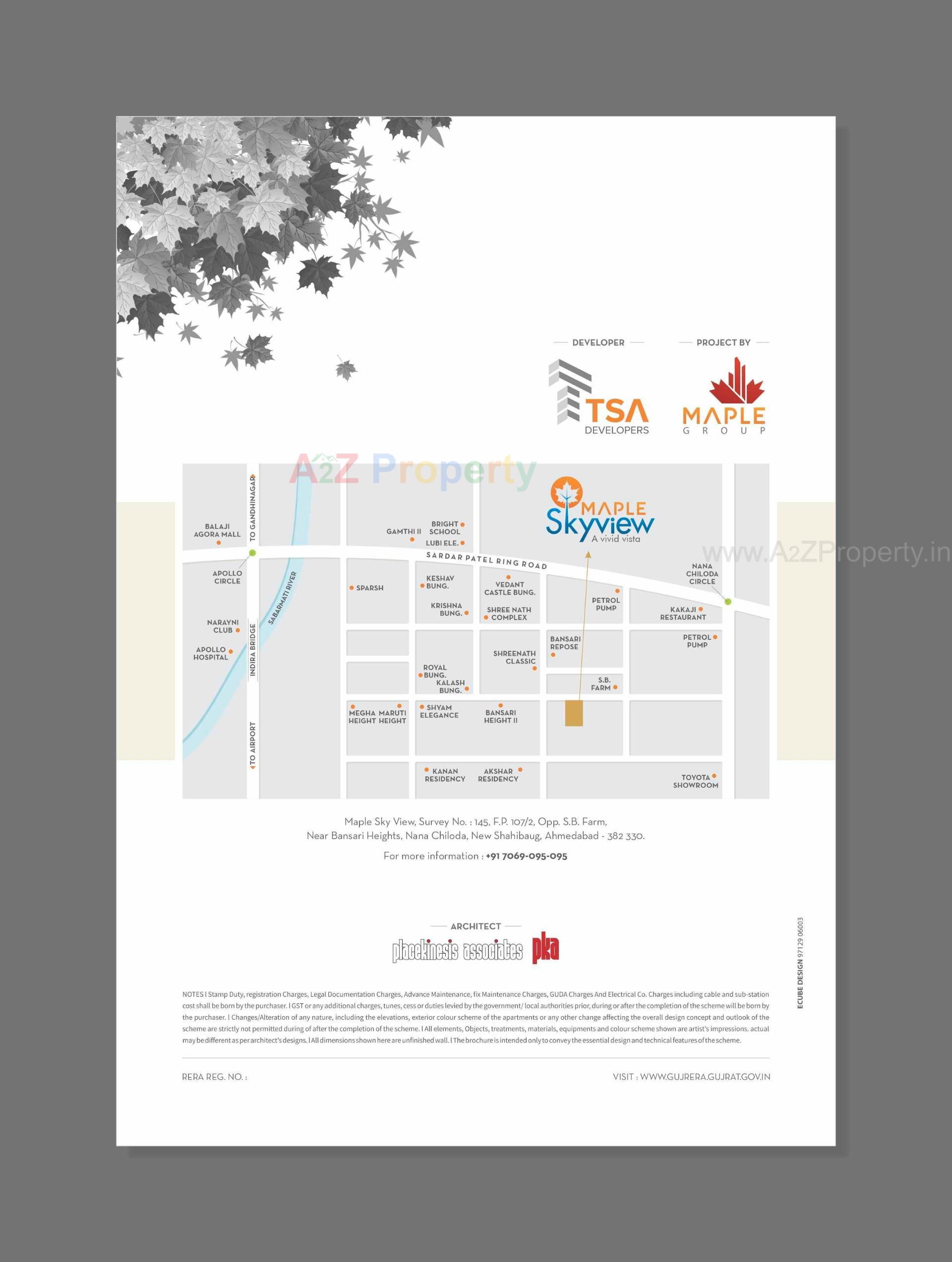  of real estate project Maple Skyview located at Chiloda-naroda, Gandhinagar, Gujarat