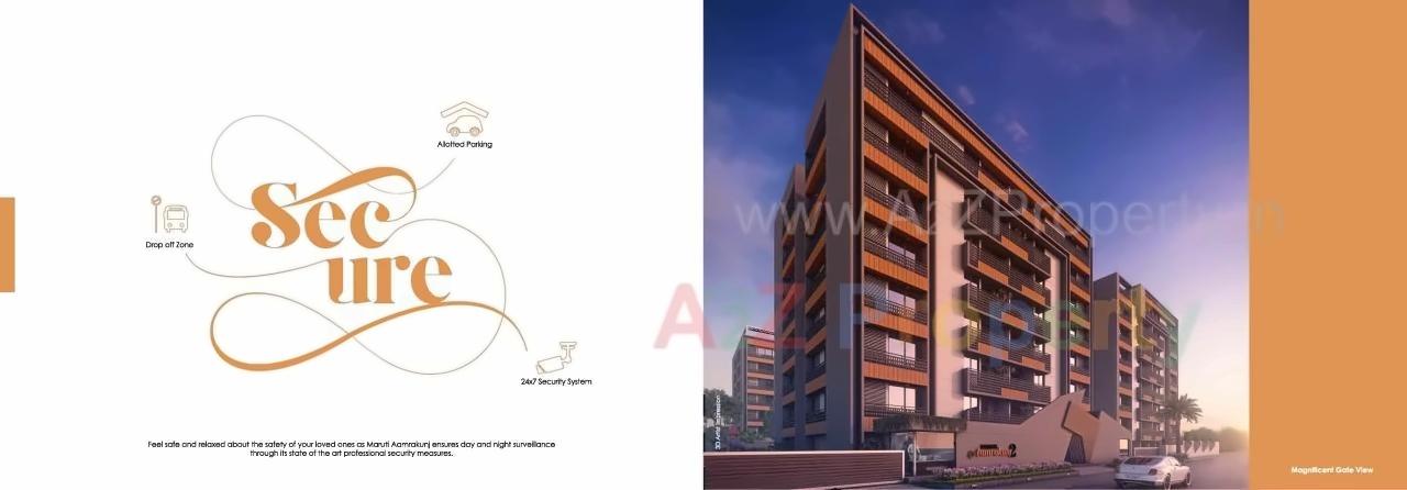  of real estate project Maruti Aamrakunj located at Uvarsad, Gandhinagar, Gujarat
