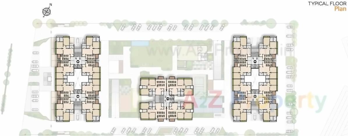 Layout of real estate project Maruti Amrakunj located at Vasna-hadmatiya, Gandhinagar, Gujarat