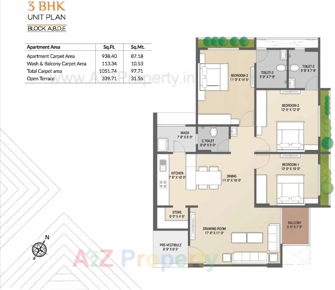 Layout of real estate project Maruti Amrakunj located at Vasna-hadmatiya, Gandhinagar, Gujarat
