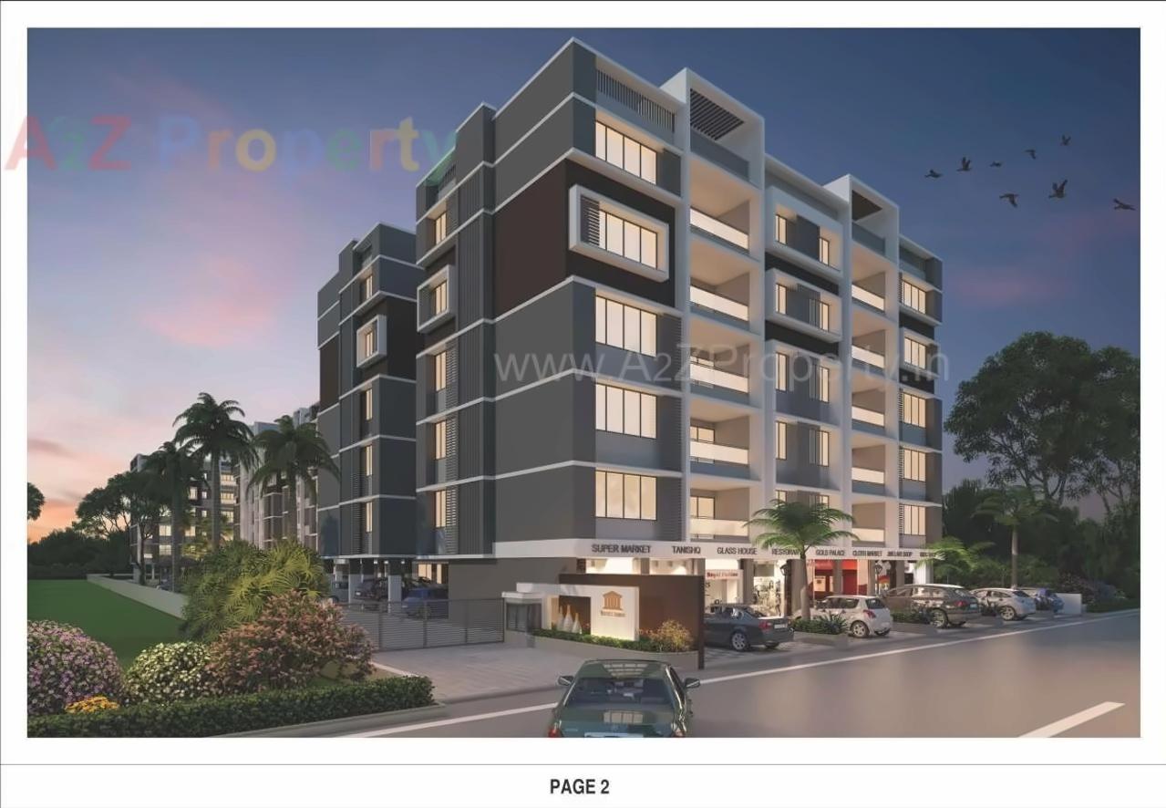 3D Elevation of real estate project Maruti Homes located at Nana-chiloda, Gandhinagar, Gujarat