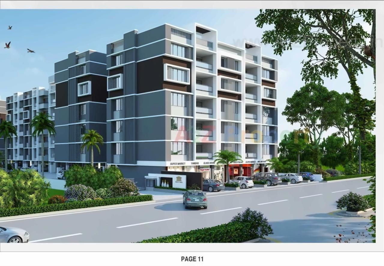 3D Elevation of real estate project Maruti Homes located at Nana-chiloda, Gandhinagar, Gujarat