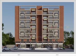 Elevation of real estate project Maruti Icon located at Vavol, Gandhinagar, Gujarat