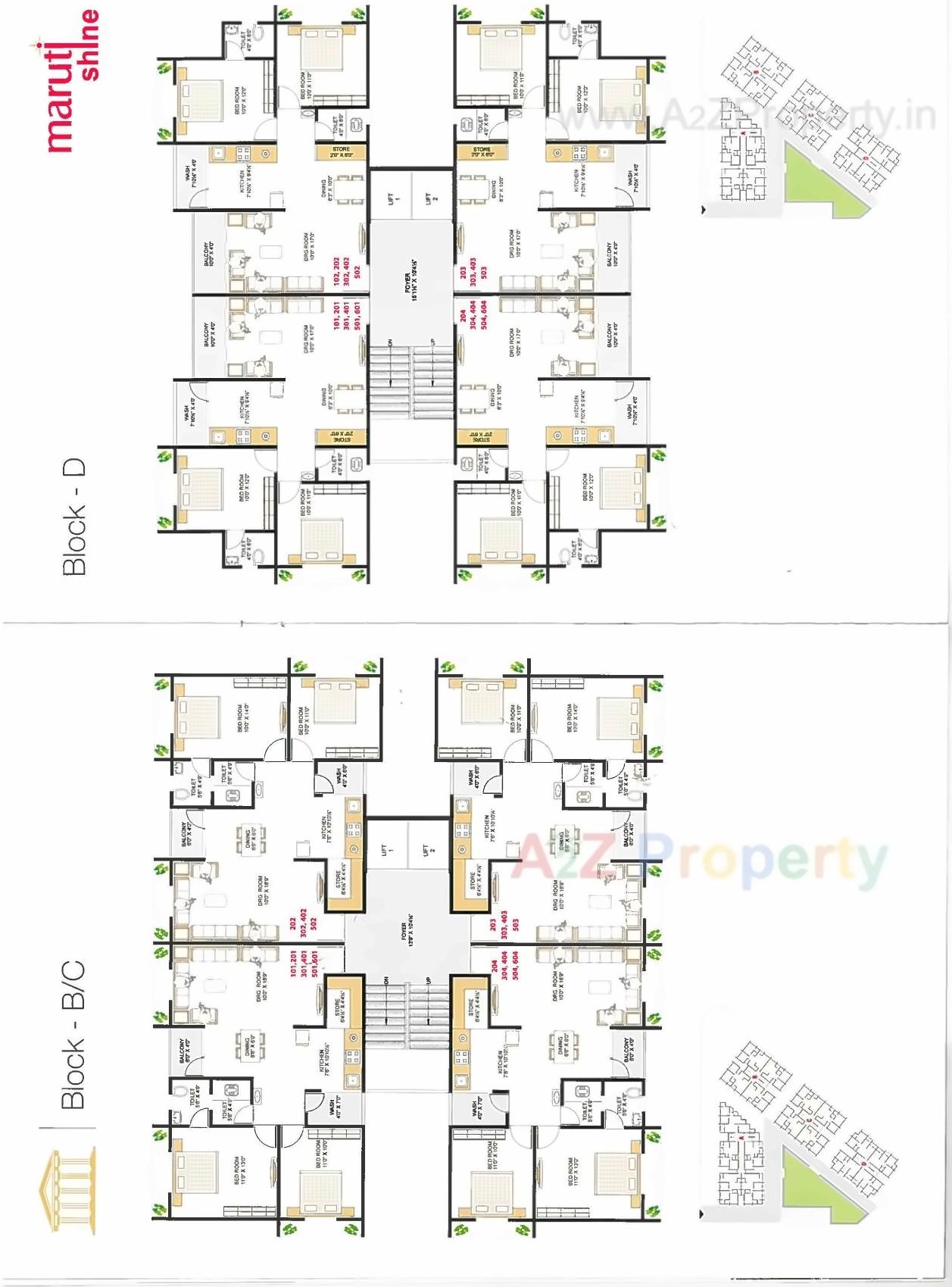 Layout of real estate project Maruti Shine (sub Plot 1) located at Nana-chiloda, Gandhinagar, Gujarat
