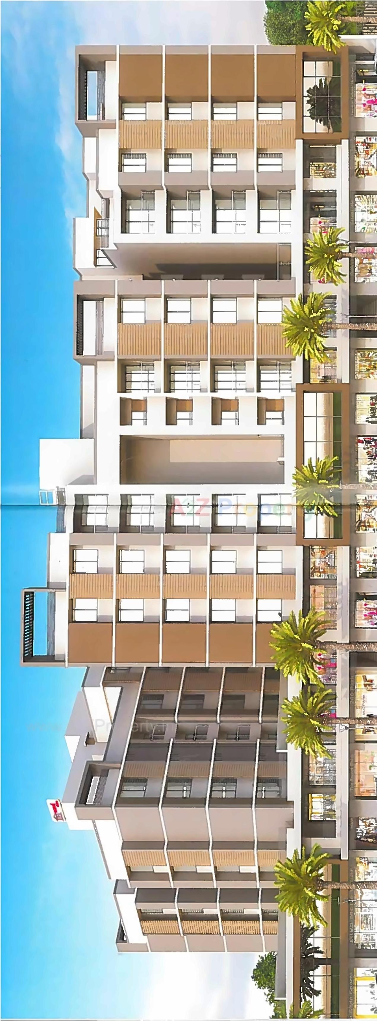 3D Elevation of real estate project Maruti Shine (sub Plot 1) located at Nana-chiloda, Gandhinagar, Gujarat