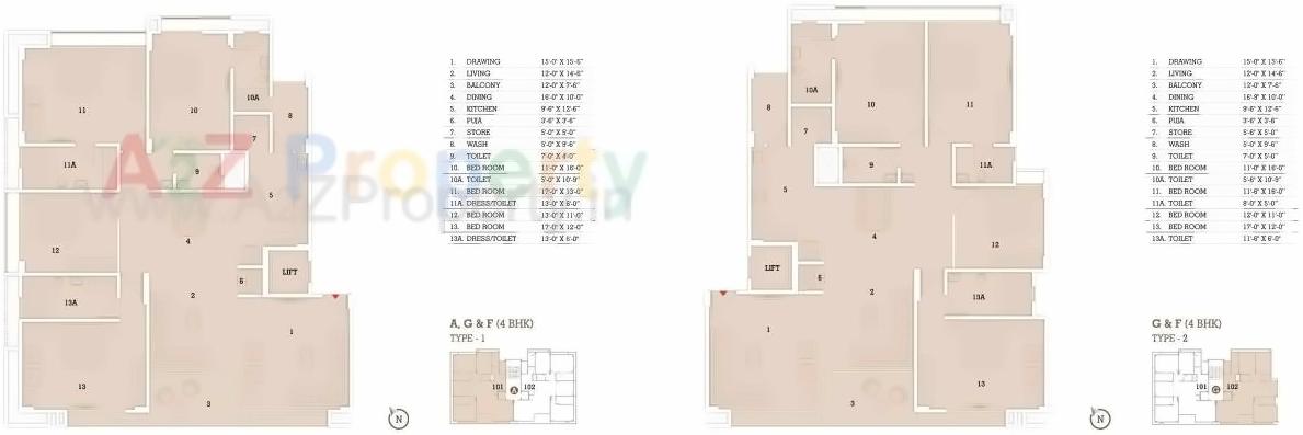 Layout of real estate project Megh Malhar located at Uvarsad, Gandhinagar, Gujarat
