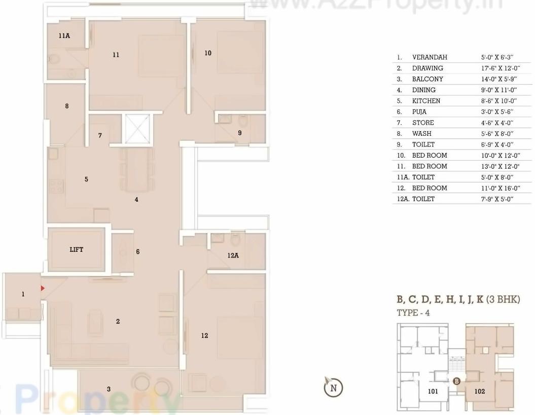 Layout of real estate project Megh Malhar located at Uvarsad, Gandhinagar, Gujarat