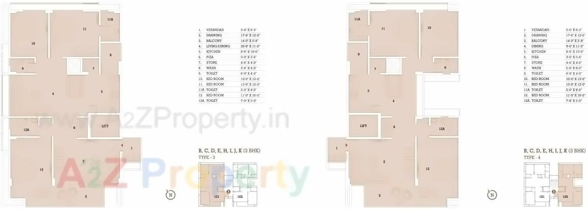 Layout of real estate project Megh Malhar located at Uvarsad, Gandhinagar, Gujarat