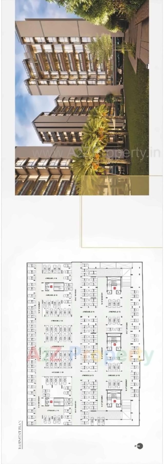 Layout of real estate project Mepal Parmeshwar located at Tragad, Gandhinagar, Gujarat