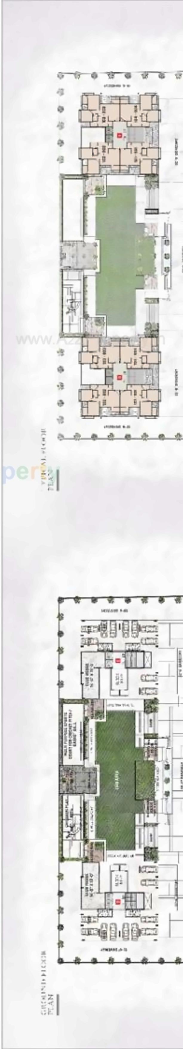 Layout of real estate project Mepal Parmeshwar located at Tragad, Gandhinagar, Gujarat