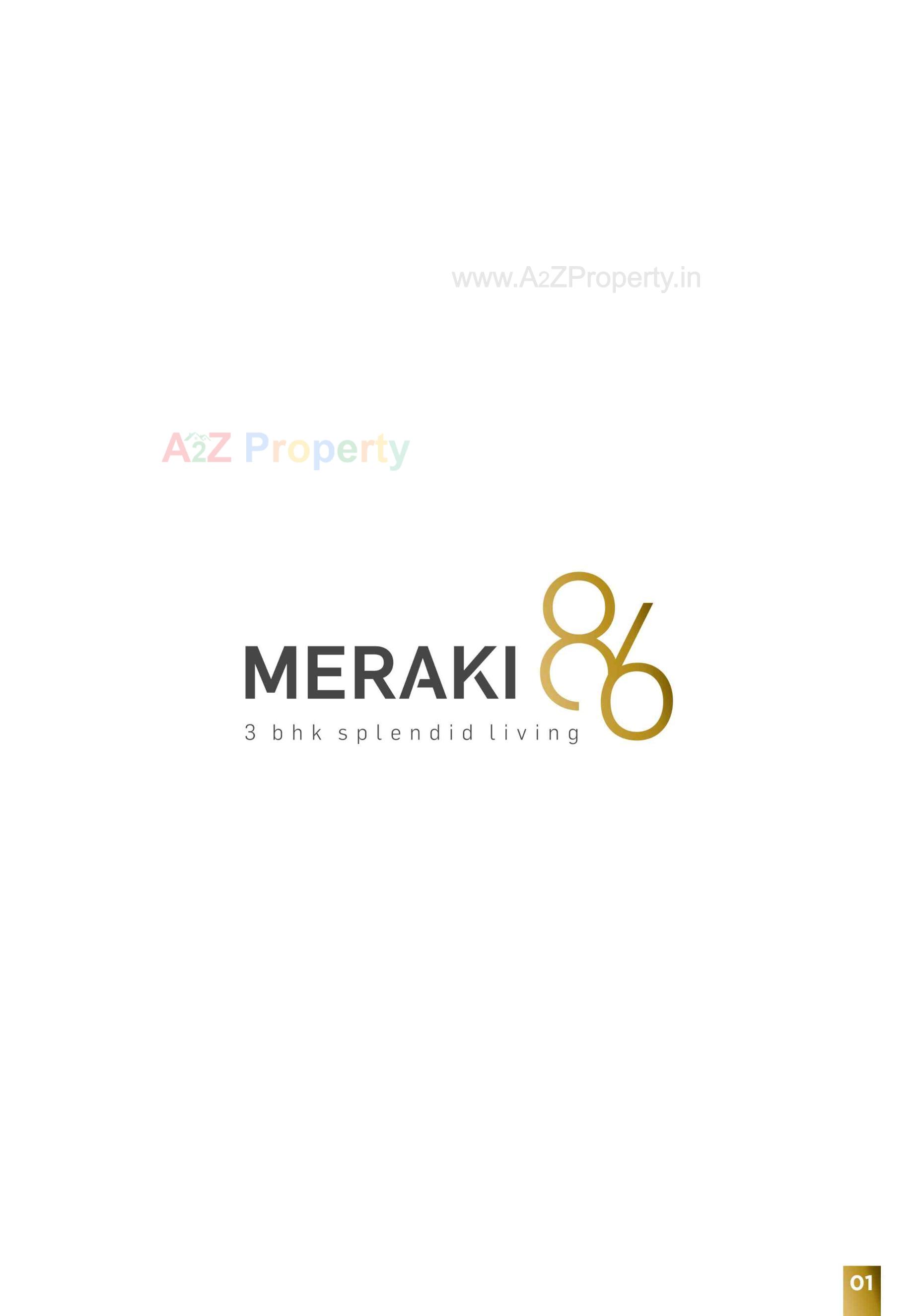  of real estate project Meraki located at Raysan, Gandhinagar, Gujarat