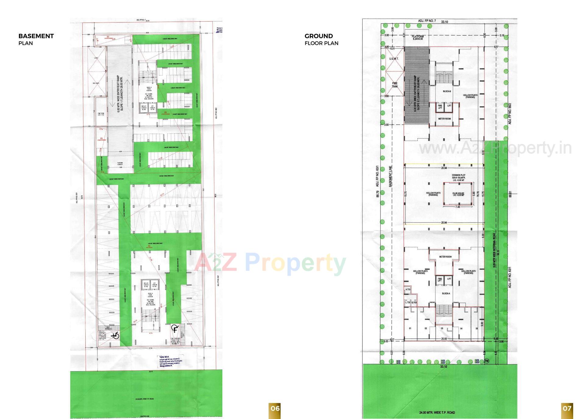 Layout of real estate project Meraki located at Raysan, Gandhinagar, Gujarat