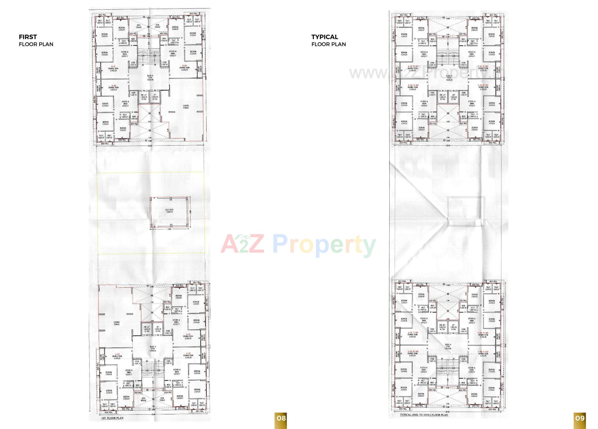 Layout of real estate project Meraki located at Raysan, Gandhinagar, Gujarat