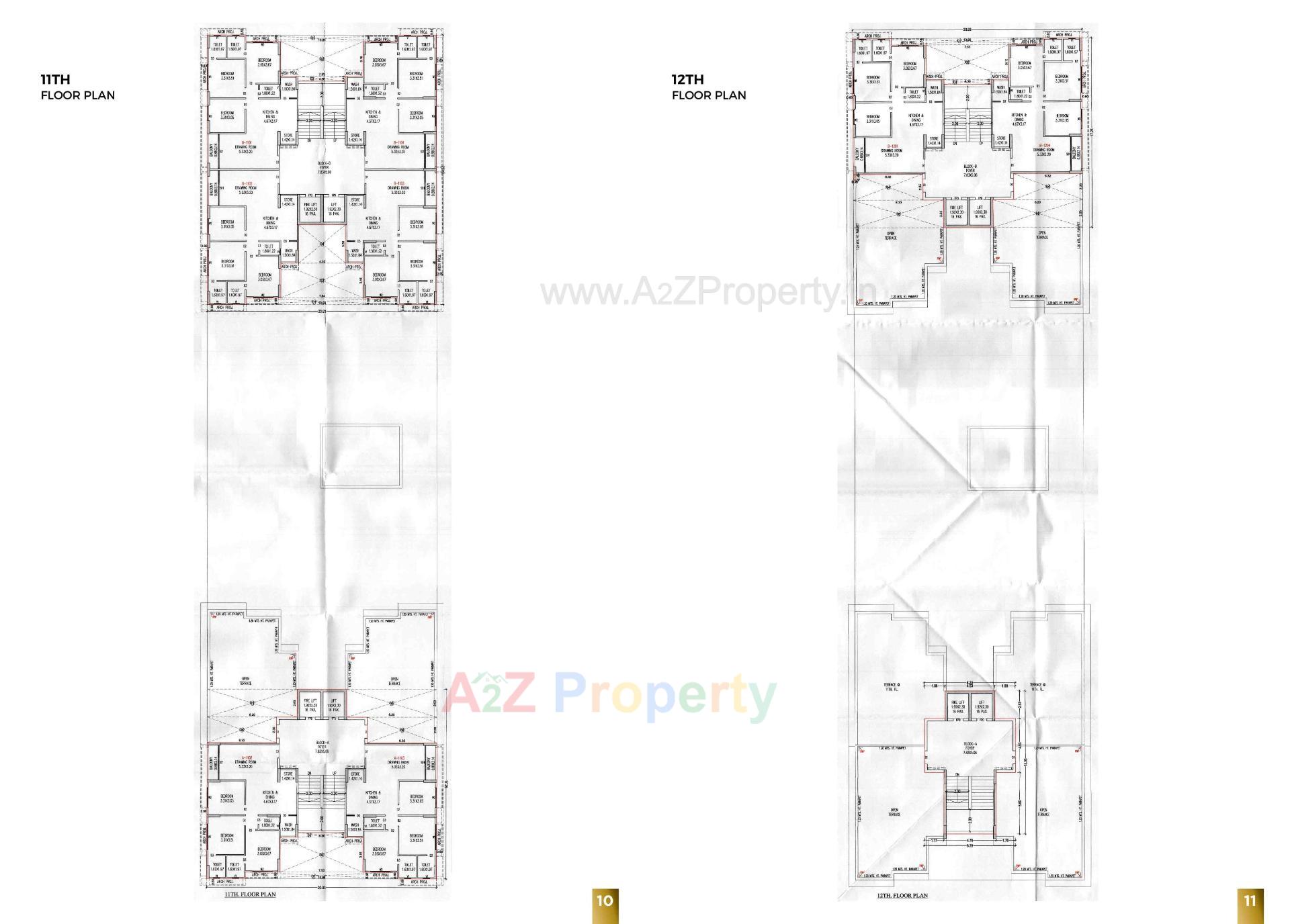 Layout of real estate project Meraki located at Raysan, Gandhinagar, Gujarat
