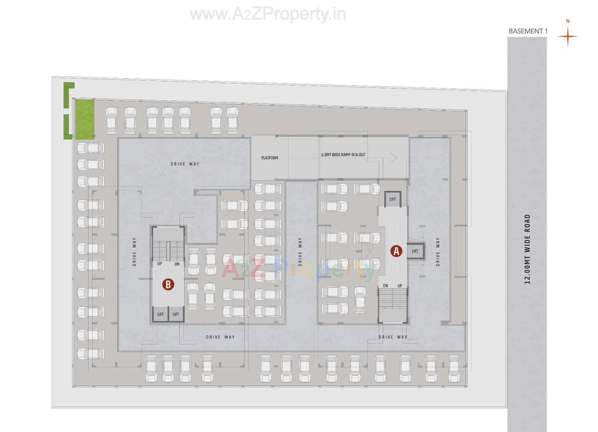 Layout of real estate project Mg Dreams located at Kalol, Gandhinagar, Gujarat