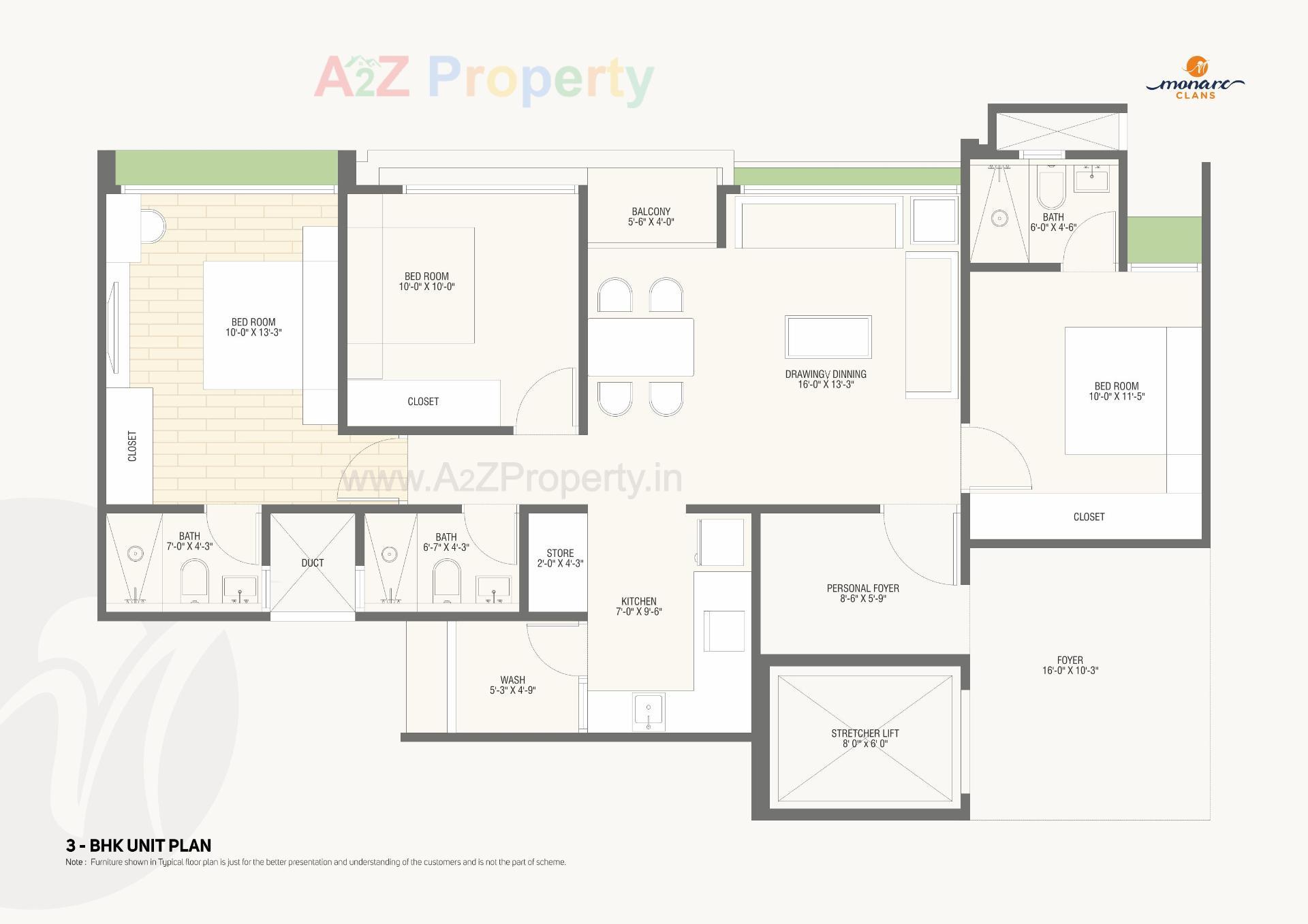 Layout of real estate project Monarc Clans located at Gandhinagar, Gandhinagar, Gujarat