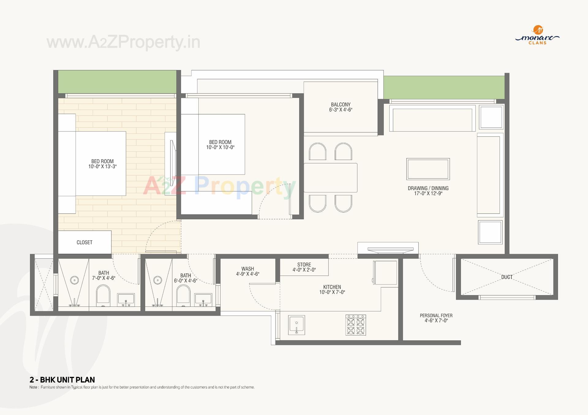 Layout of real estate project Monarc Clans located at Gandhinagar, Gandhinagar, Gujarat