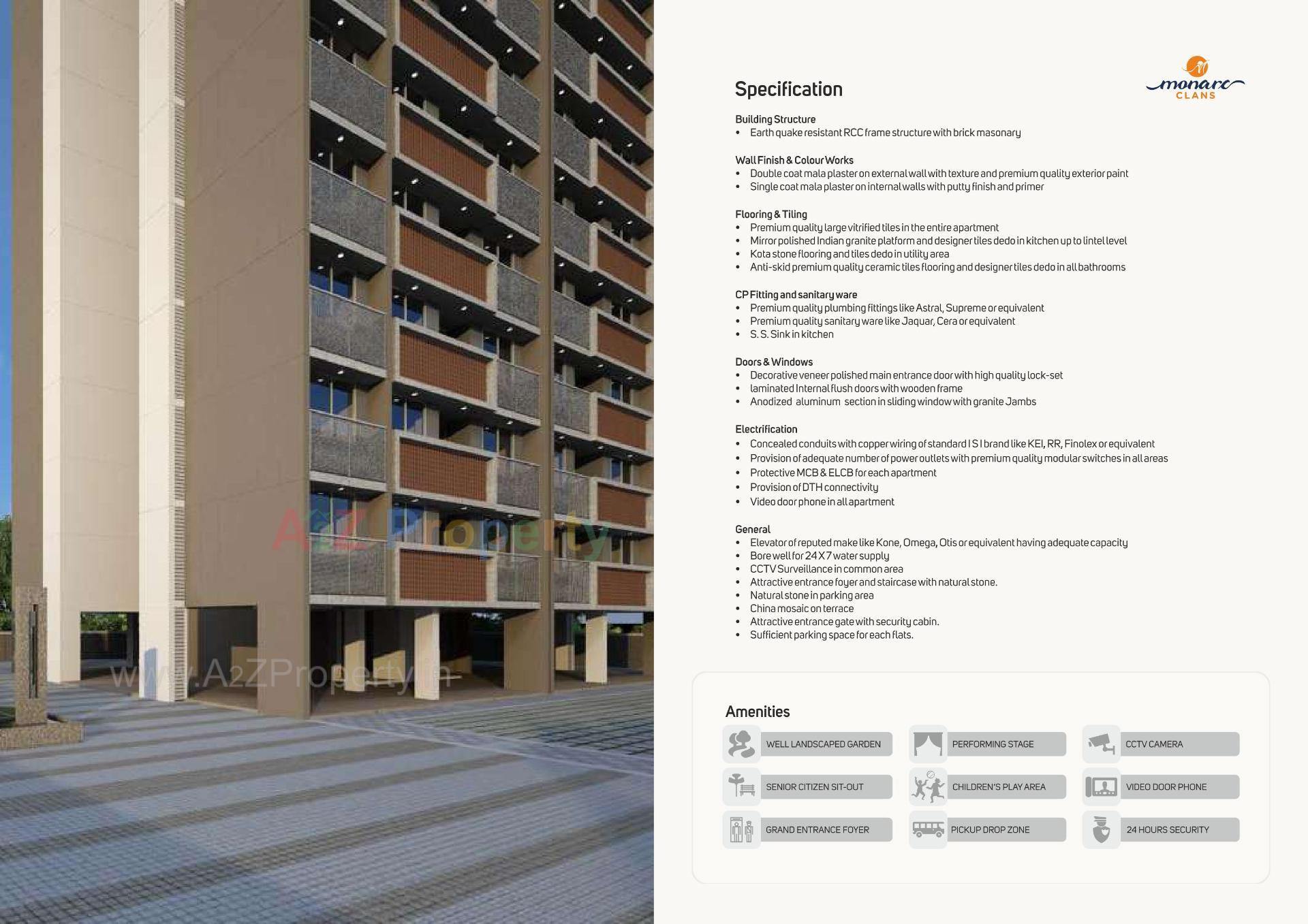  of real estate project Monarc Clans located at Gandhinagar, Gandhinagar, Gujarat