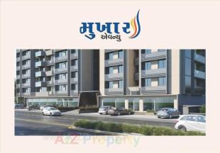 Elevation of real estate project Mukhar Avenue located at Gandhinagar, Gandhinagar, Gujarat