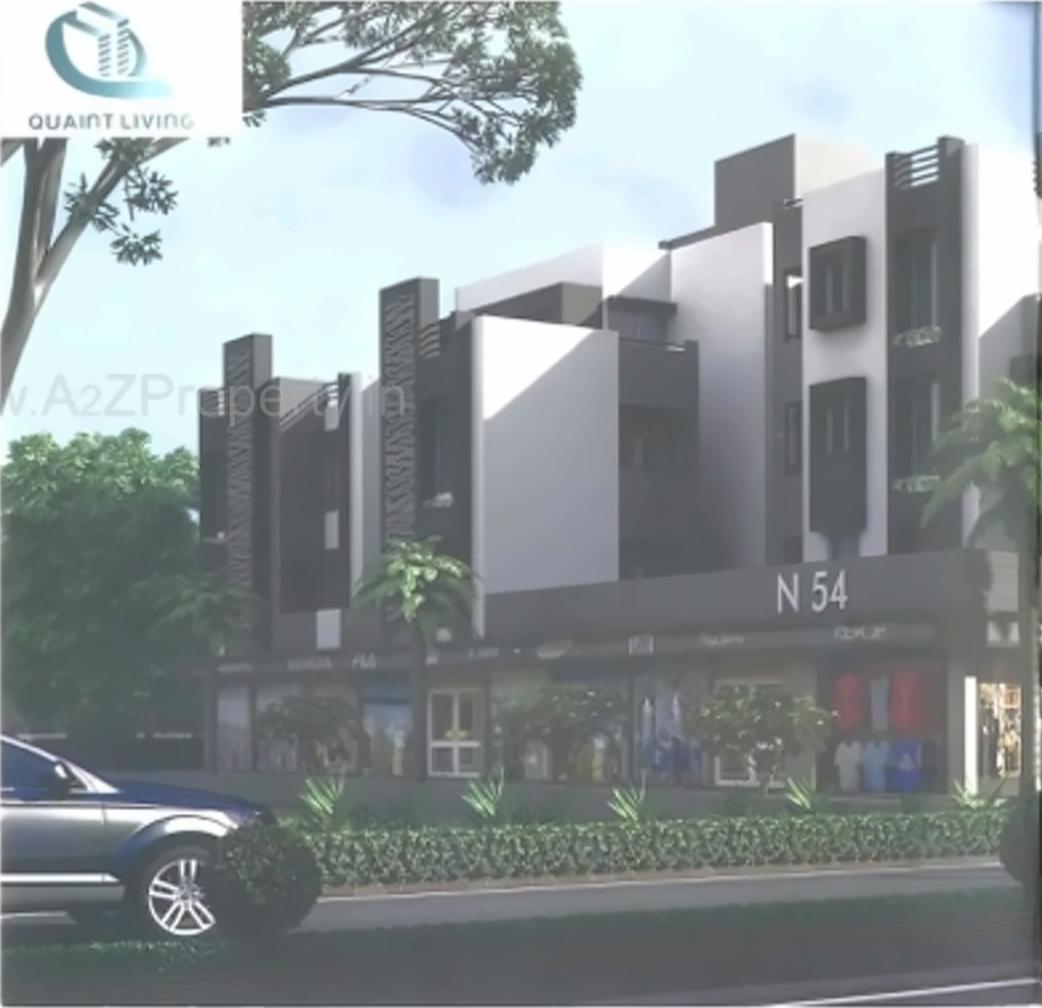 3D Elevation of real estate project N located at Vavol, Gandhinagar, Gujarat