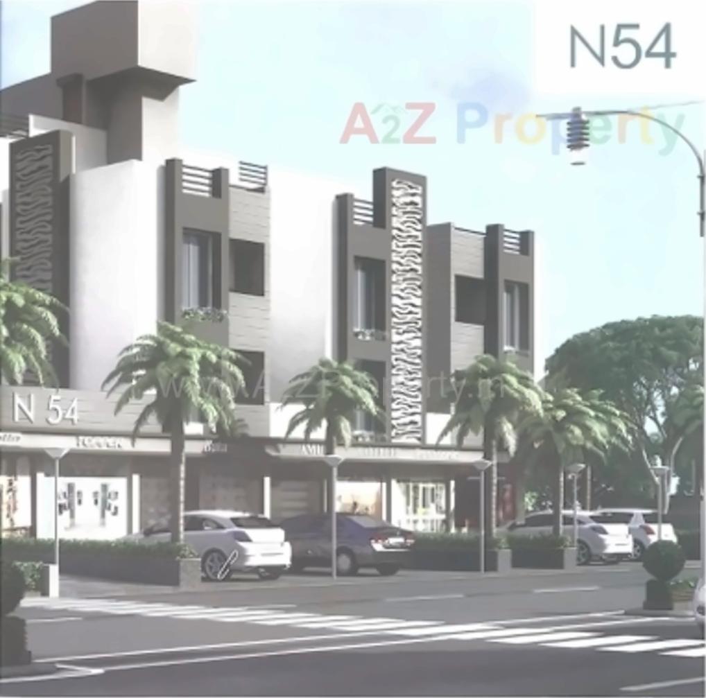 3D Elevation of real estate project N located at Vavol, Gandhinagar, Gujarat