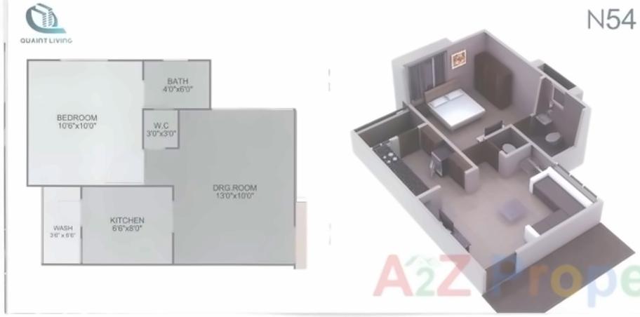 Layout of real estate project N located at Vavol, Gandhinagar, Gujarat
