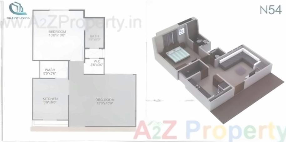 Layout of real estate project N located at Vavol, Gandhinagar, Gujarat