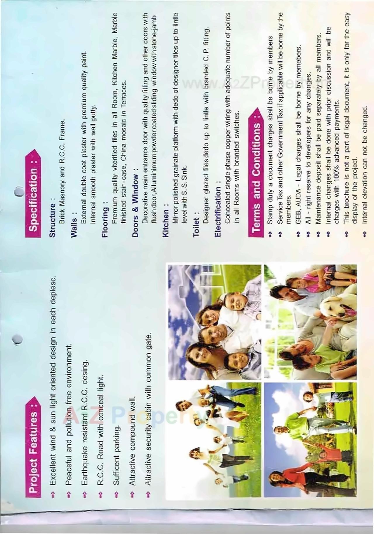  of real estate project Namonarayan Parisar located at Dhanaj, Gandhinagar, Gujarat