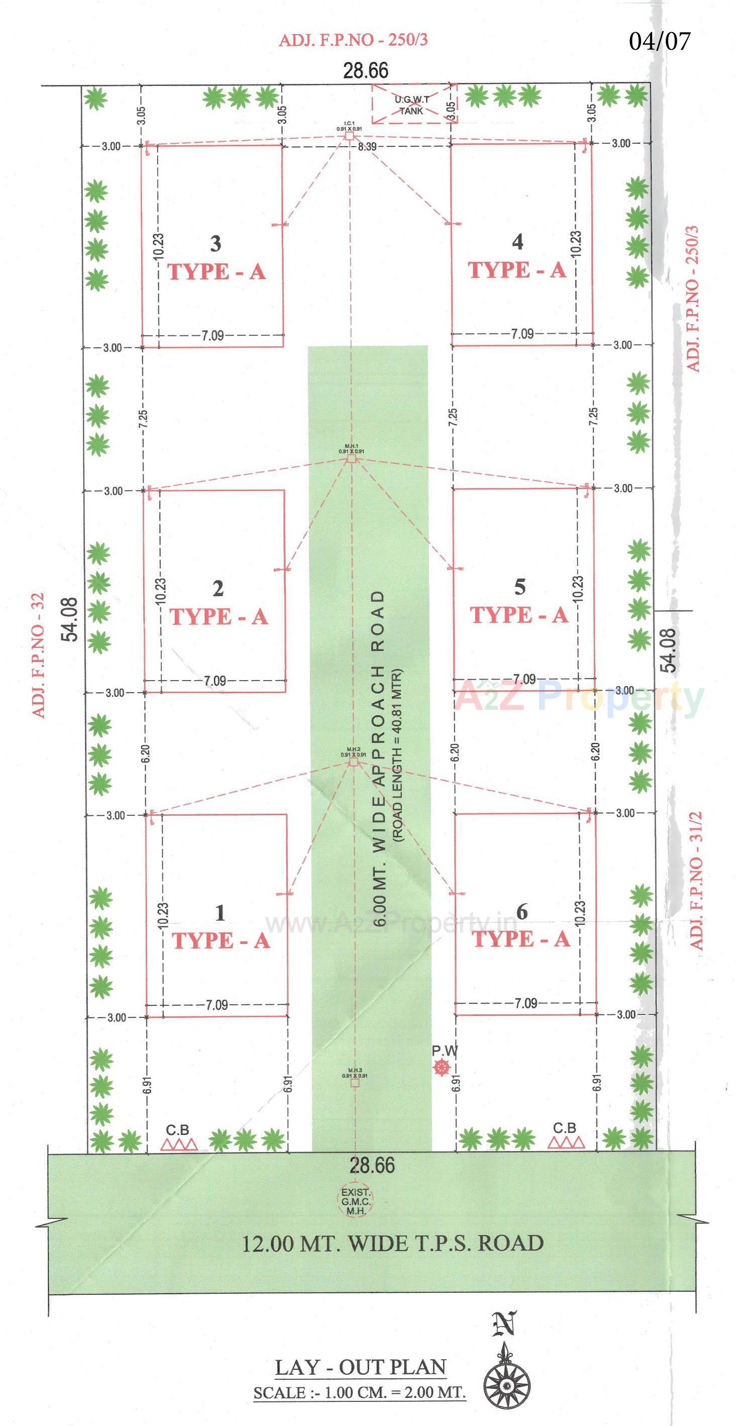  of real estate project Nandanvan located at Zundal, Gandhinagar, Gujarat