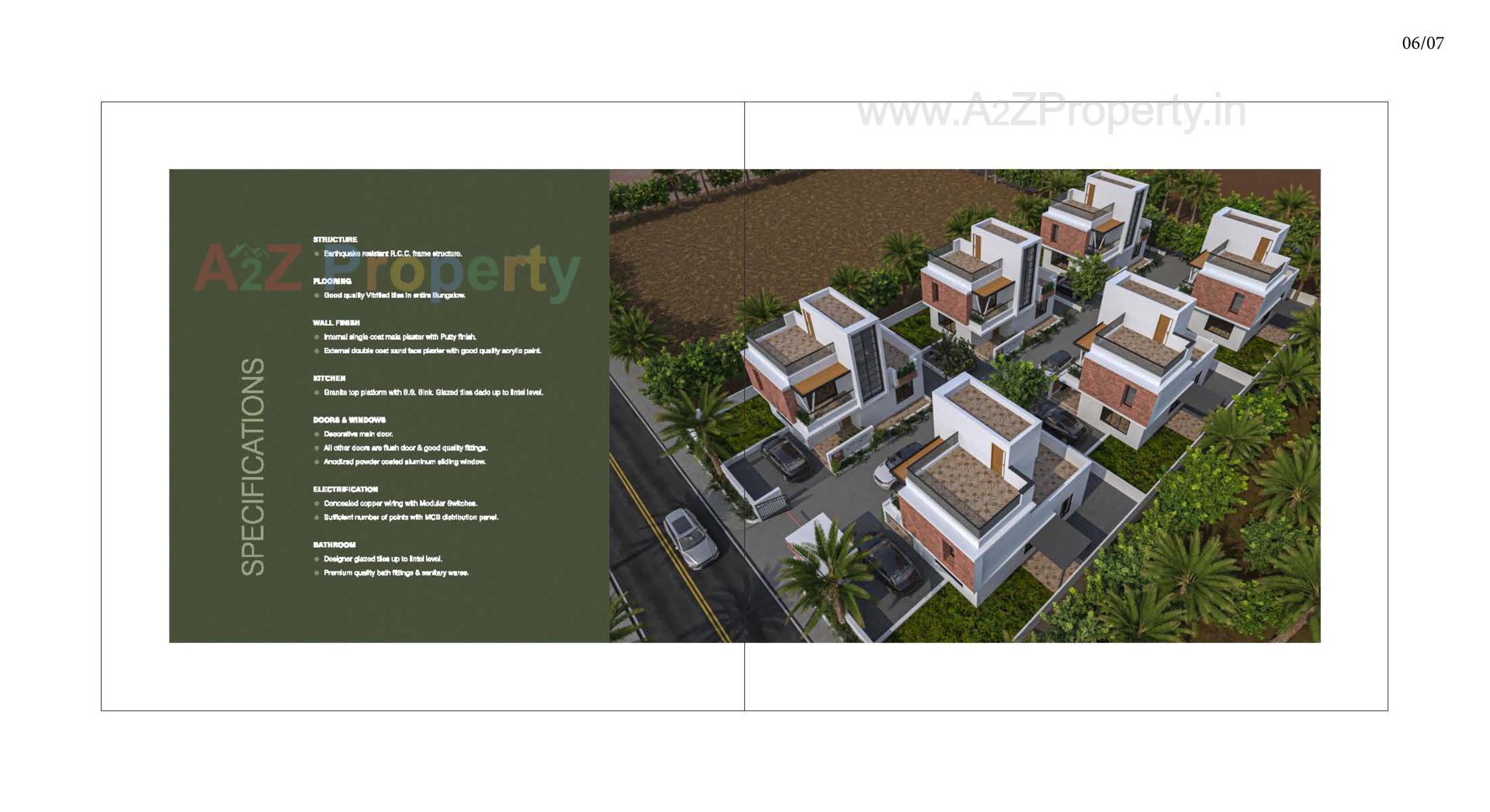  of real estate project Nandanvan located at Zundal, Gandhinagar, Gujarat