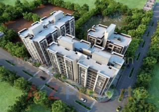 Elevation of real estate project Navpad Helios located at Ahmedabad, Gandhinagar, Gujarat