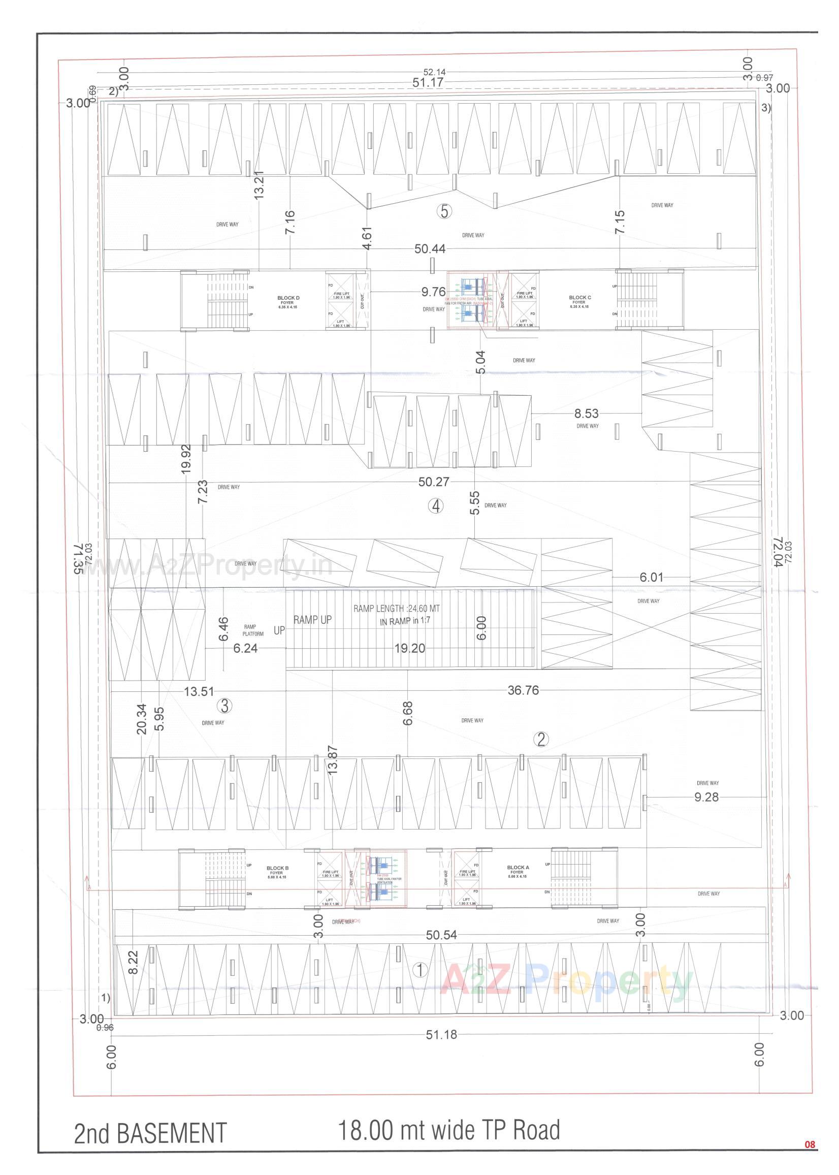 Layout of real estate project Neelkanth Heights located at Vavol, Gandhinagar, Gujarat