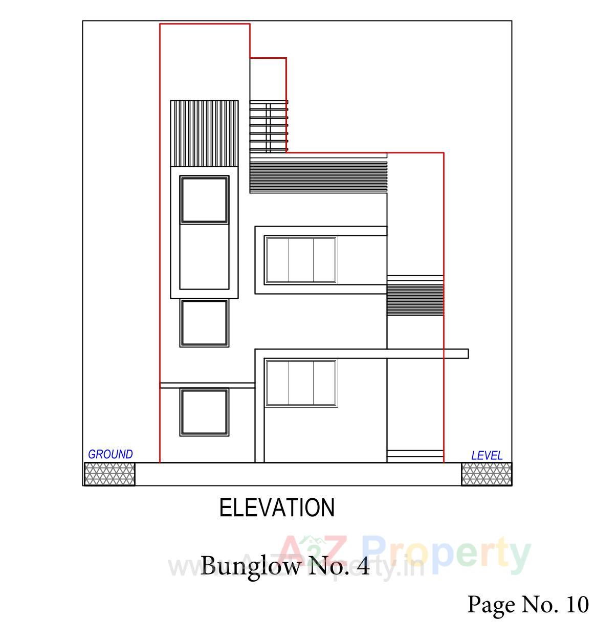 Layout of real estate project Neelkanth Villa located at Gandhinagar, Gandhinagar, Gujarat
