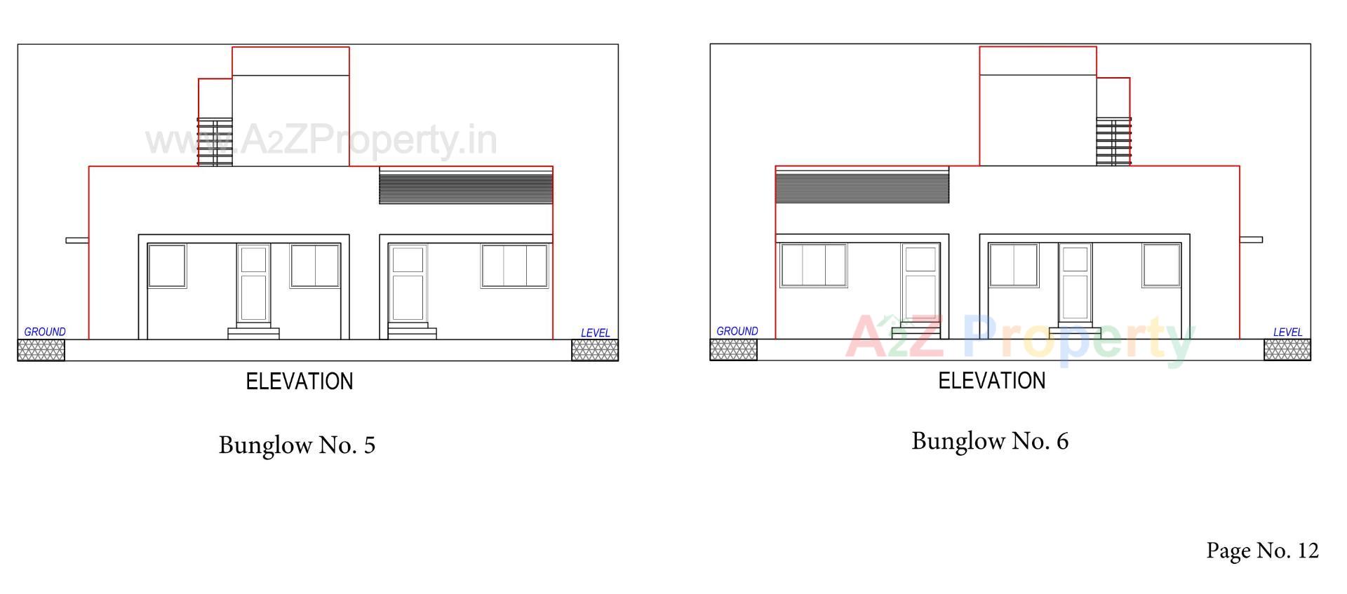 Layout of real estate project Neelkanth Villa located at Gandhinagar, Gandhinagar, Gujarat