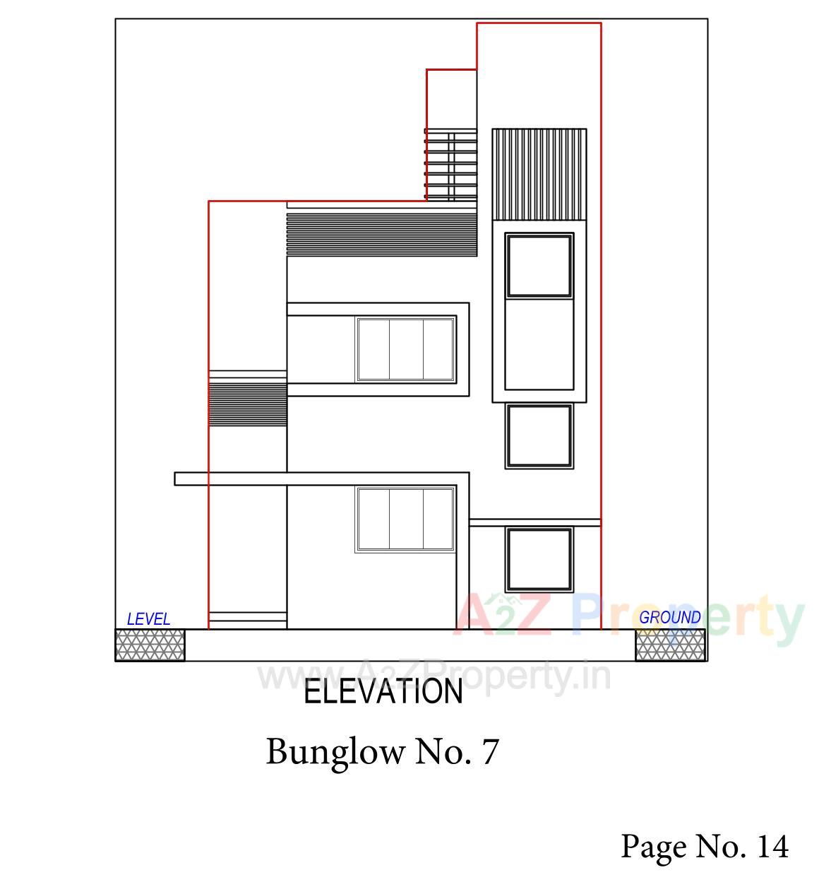 Layout of real estate project Neelkanth Villa located at Gandhinagar, Gandhinagar, Gujarat