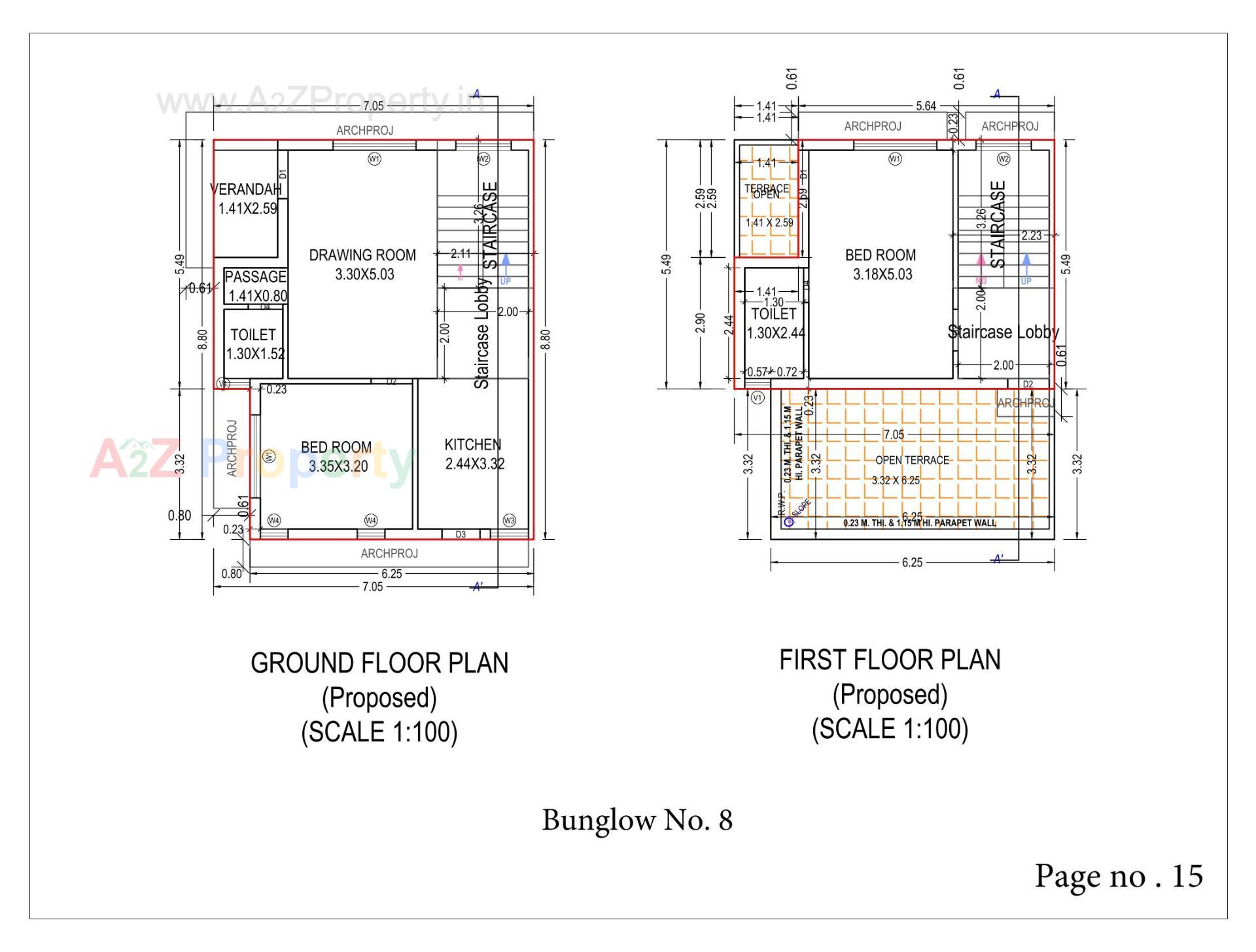 Layout of real estate project Neelkanth Villa located at Gandhinagar, Gandhinagar, Gujarat