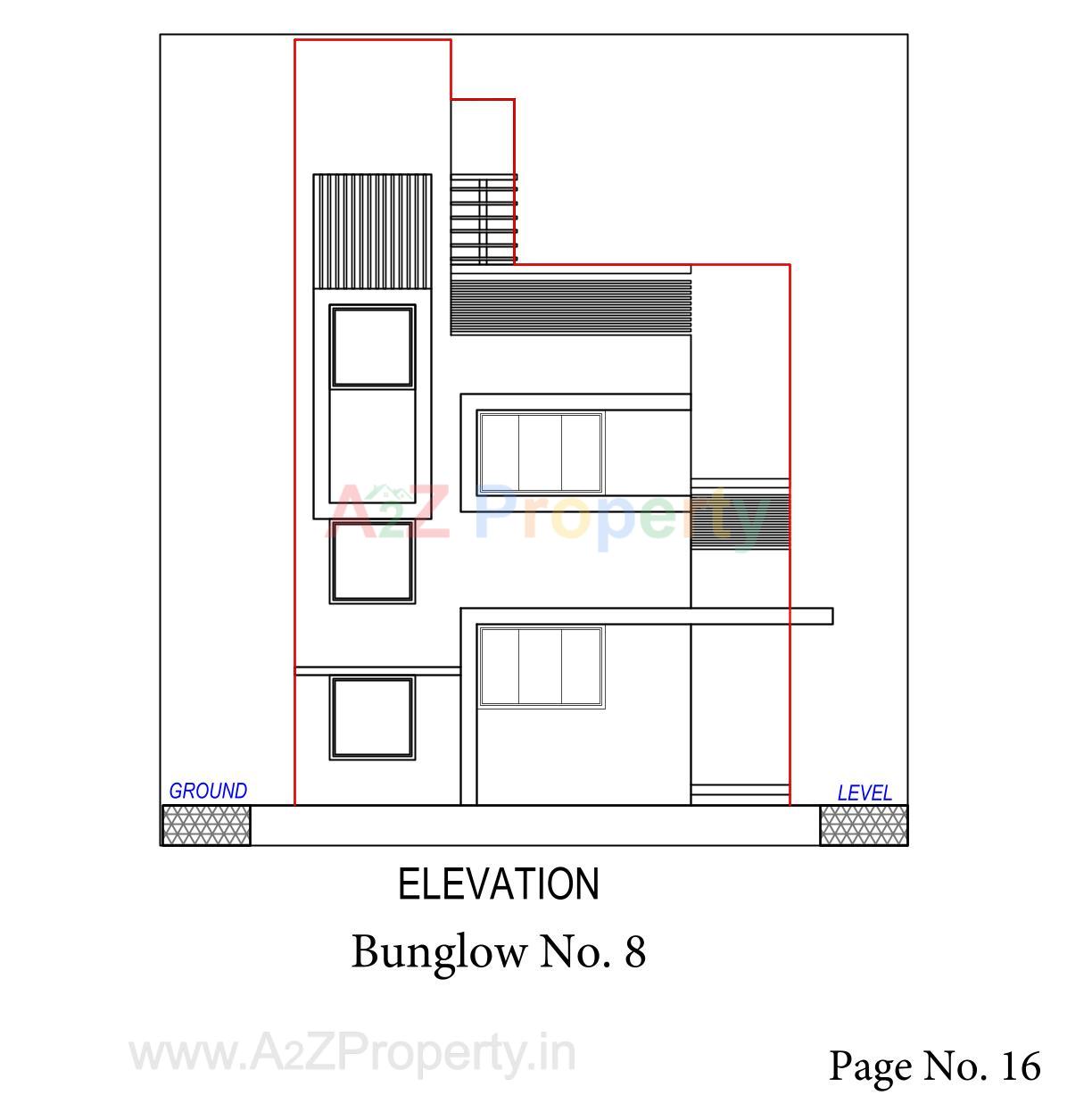 Layout of real estate project Neelkanth Villa located at Gandhinagar, Gandhinagar, Gujarat