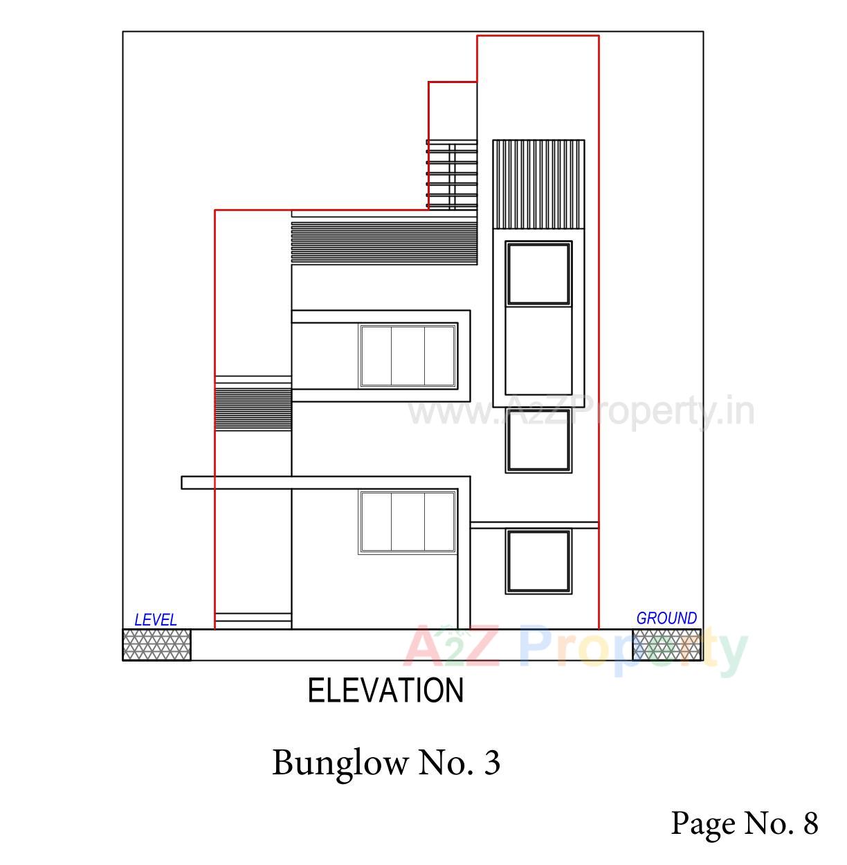 Layout of real estate project Neelkanth Villa located at Gandhinagar, Gandhinagar, Gujarat