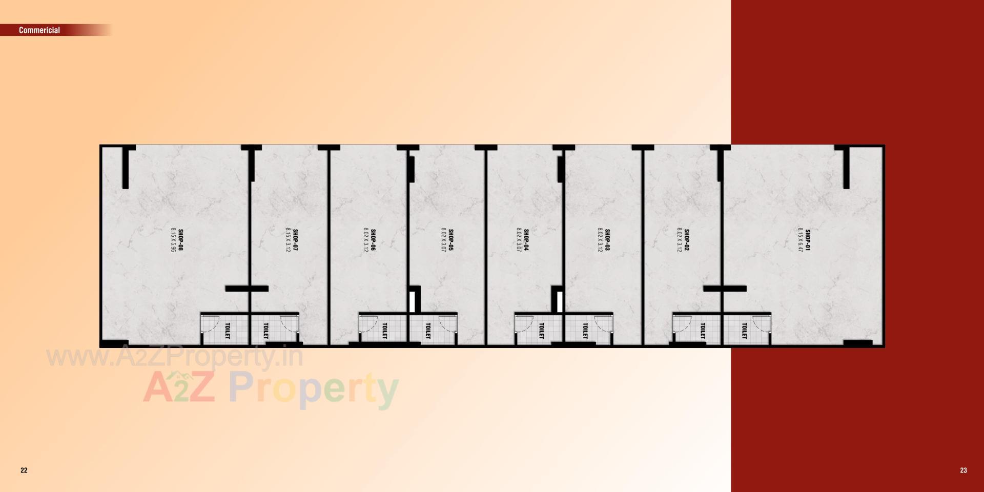 Layout of real estate project Nirman Sahvas located at Adalaj, Gandhinagar, Gujarat