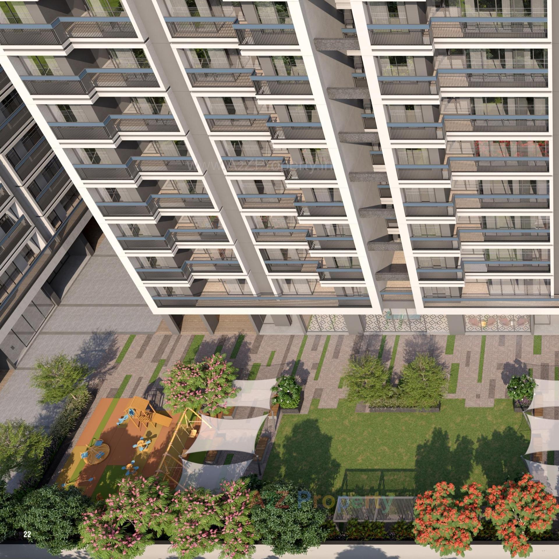 3D Elevation of real estate project Nirman Sahvas located at Adalaj, Gandhinagar, Gujarat