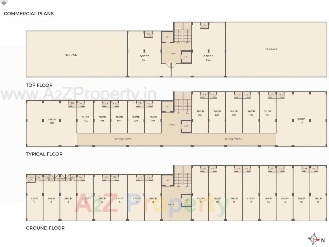 Layout of real estate project Nirman Satva located at Adalaj, Gandhinagar, Gujarat