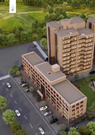 Elevation of real estate project Nirman Satva located at Adalaj, Gandhinagar, Gujarat